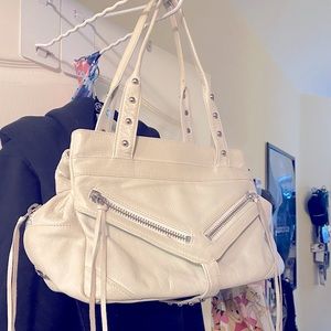 Off white leather BOTKIER purse